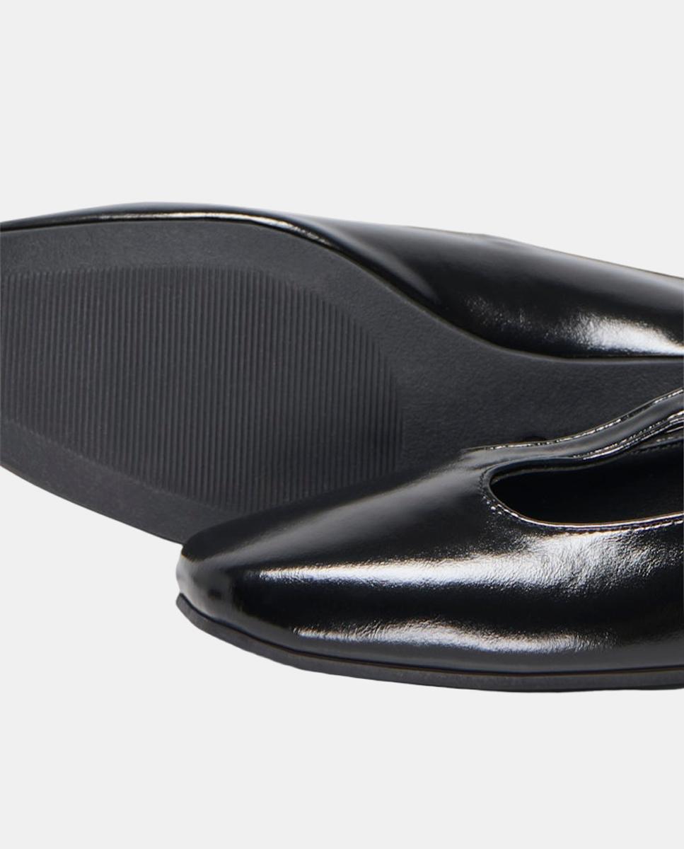 Bailarina de mujer plana con puntera redonda - Only - Negro Negro-4