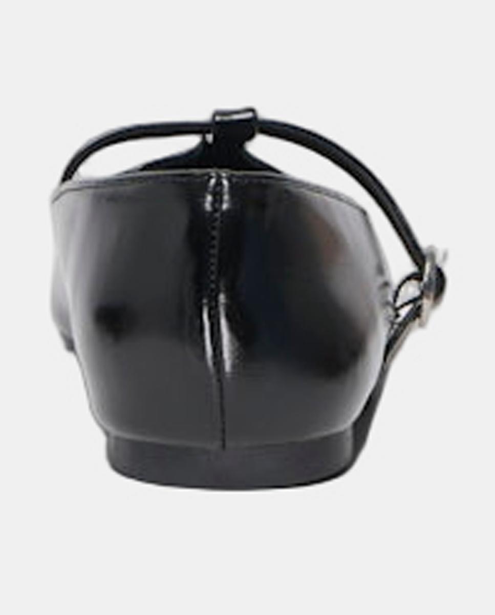 Bailarina de mujer plana con puntera redonda - Only - Negro Negro-5