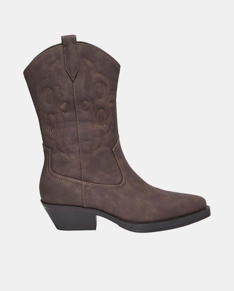 Imagen 0 de Botas de mujer altas estilo cowboy Marrón