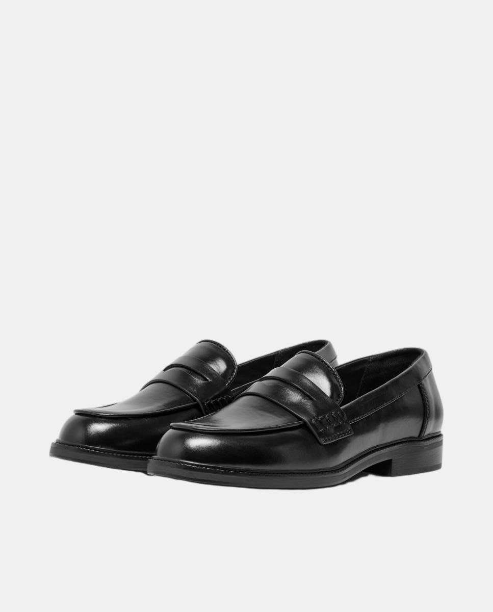 Mocasines negros de mujer - Only - Negro Negro-2