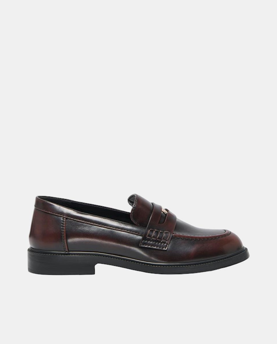 Mocasín de mujer con plataforma - Only - Marrón Marrón-1