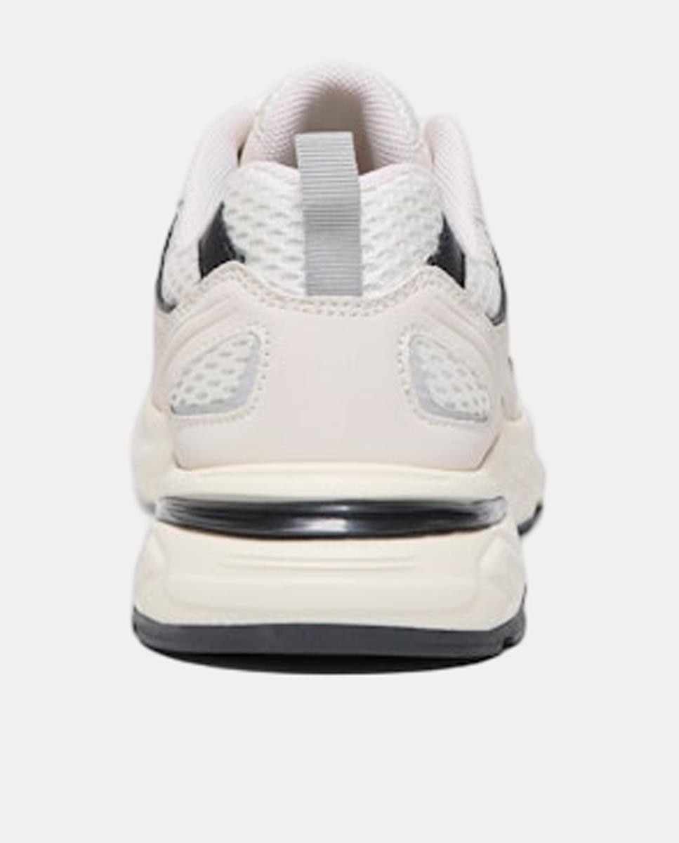 Zapatilla de mujer con cordones y detalle mesh - Only - Blanco Blanco-3