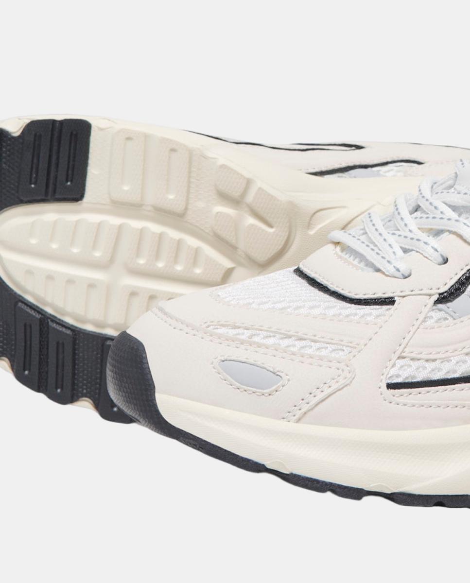 Zapatilla de mujer con cordones y detalle mesh - Only - Blanco Blanco-5