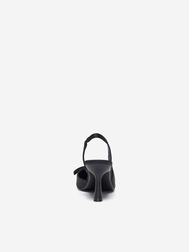 Sandalia de mujer con tacón - Only - Negro Negro-4