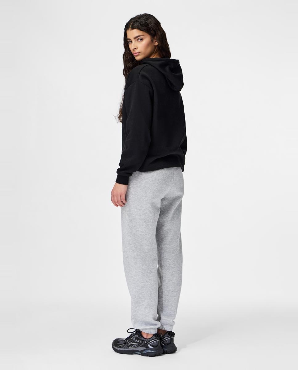 Pantalón de chándal tiro alto de mujer - Pieces - Gris claro Gris claro-3