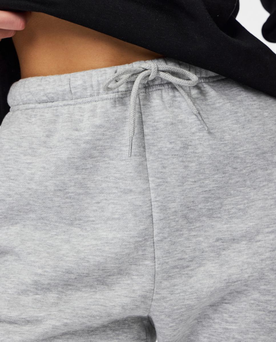 Pantalón de chándal tiro alto de mujer - Pieces - Gris claro Gris claro-4