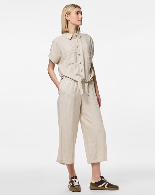 Imagen 0 de Pantalón culotte de lino de mujer