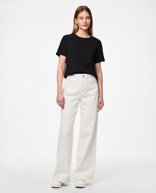 Pantalón vaquero blanco de mujer