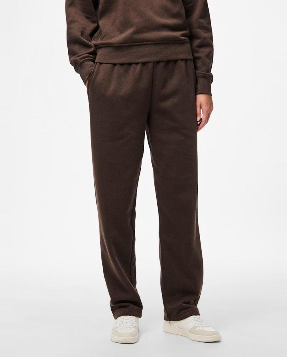 Pantalones de chándal de mujer. - Pieces - Marrón oscuro Marrón oscuro-3
