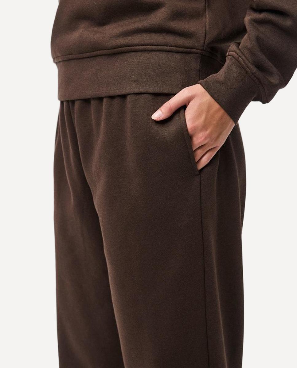 Pantalones de chándal de mujer. - Pieces - Marrón oscuro Marrón oscuro-4