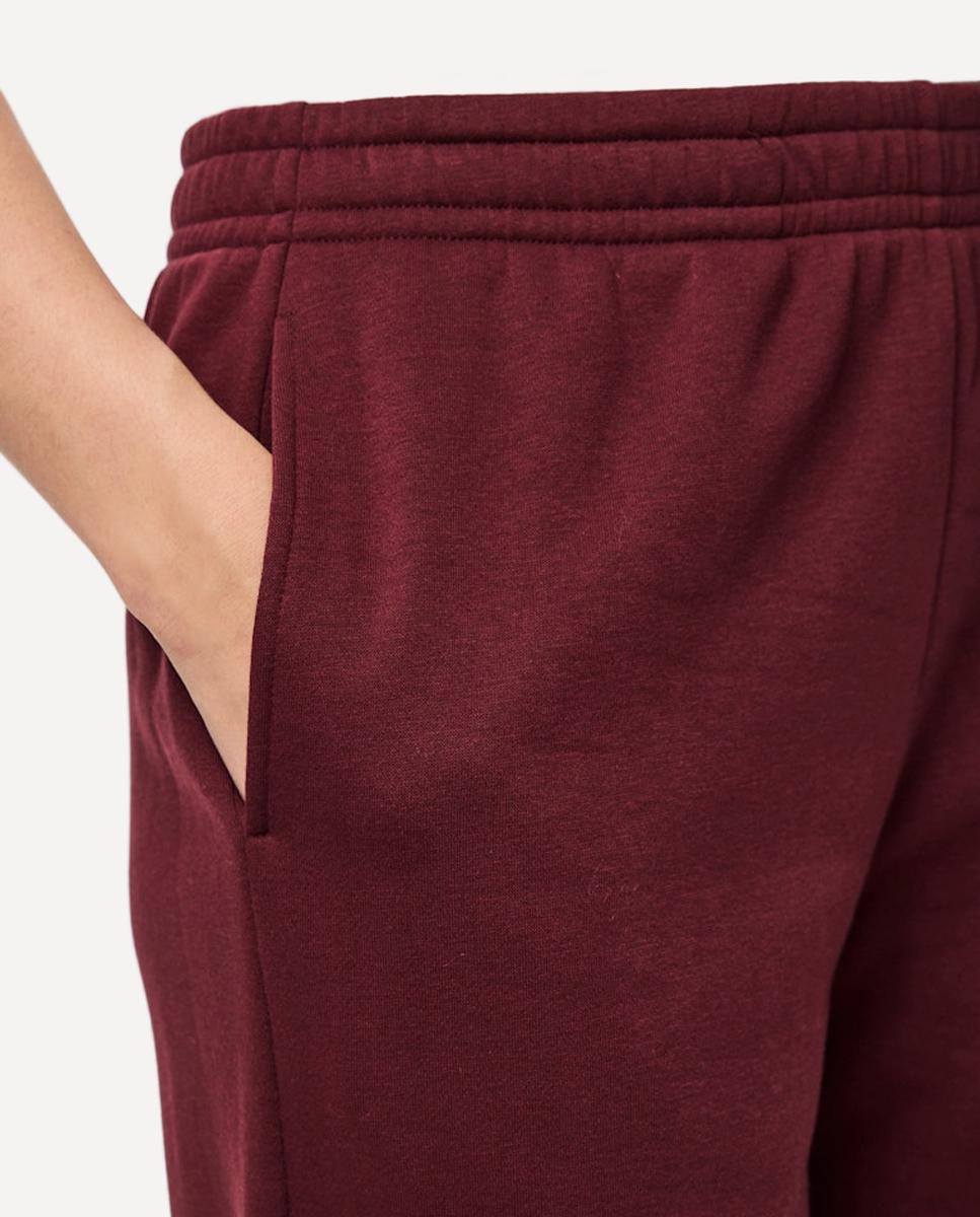 Pantalones de chándal de mujer. - Pieces - Rojo Granate Rojo Granate-5