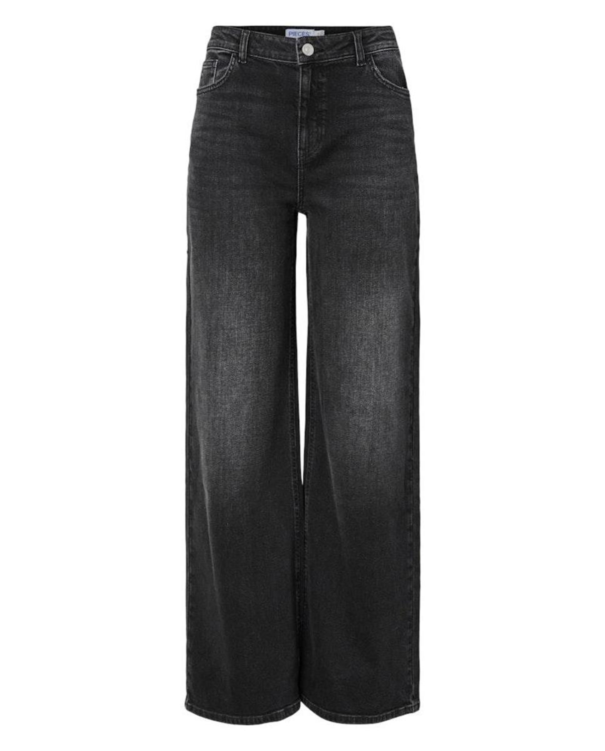 Jeans Straight - Preto Preto-5