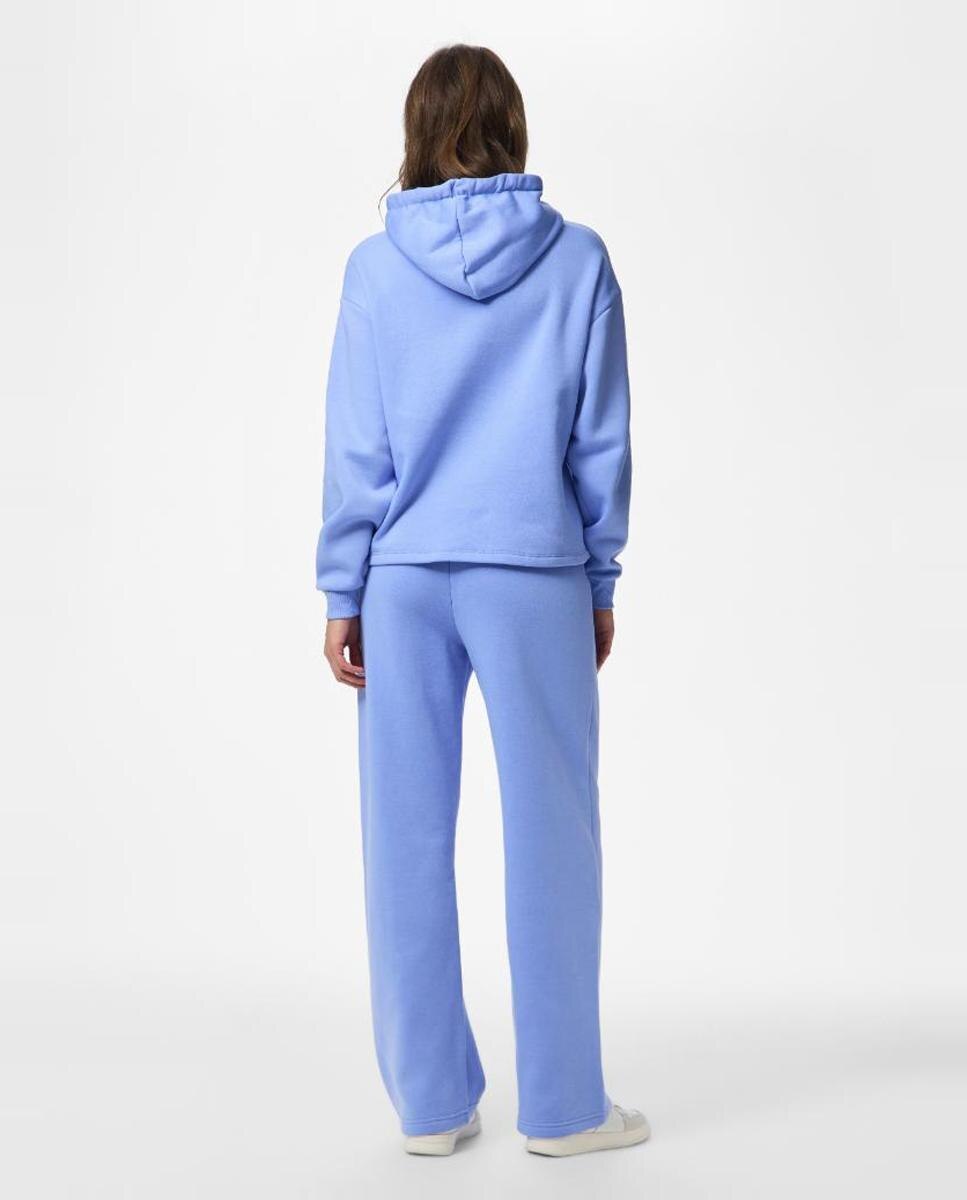 Pantalón de chándal de mujer con detalle en lúrex - Pieces - Azul claro Azul claro-2