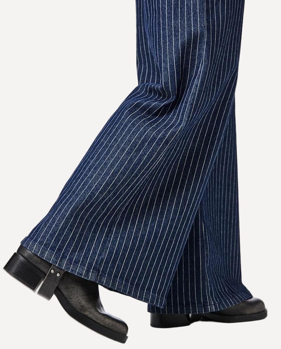 Jeans com Risca Diplomática Azul-marinho-4