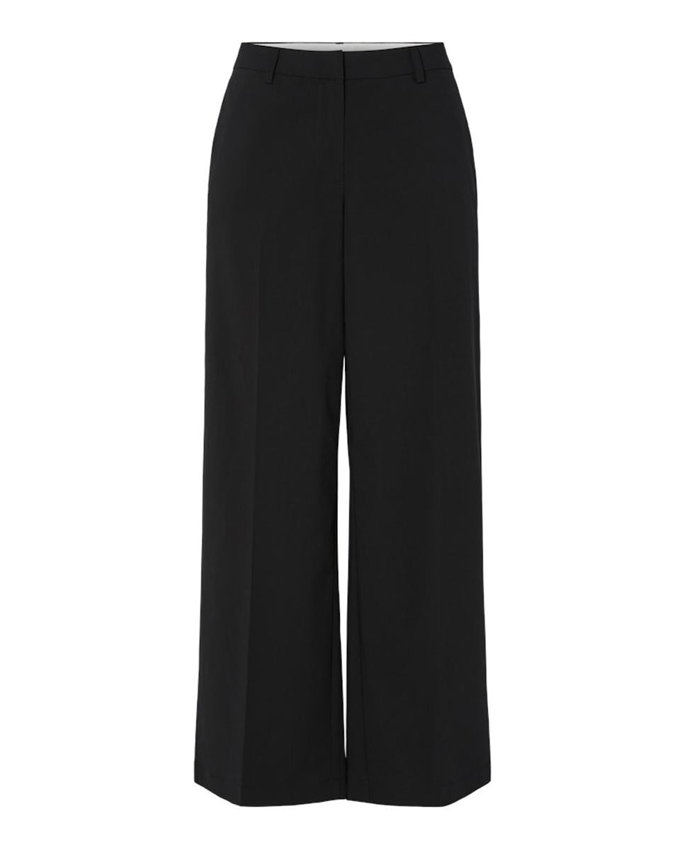 Pantalón de vestir de traje de mujer - Pieces - Beige Negro-5