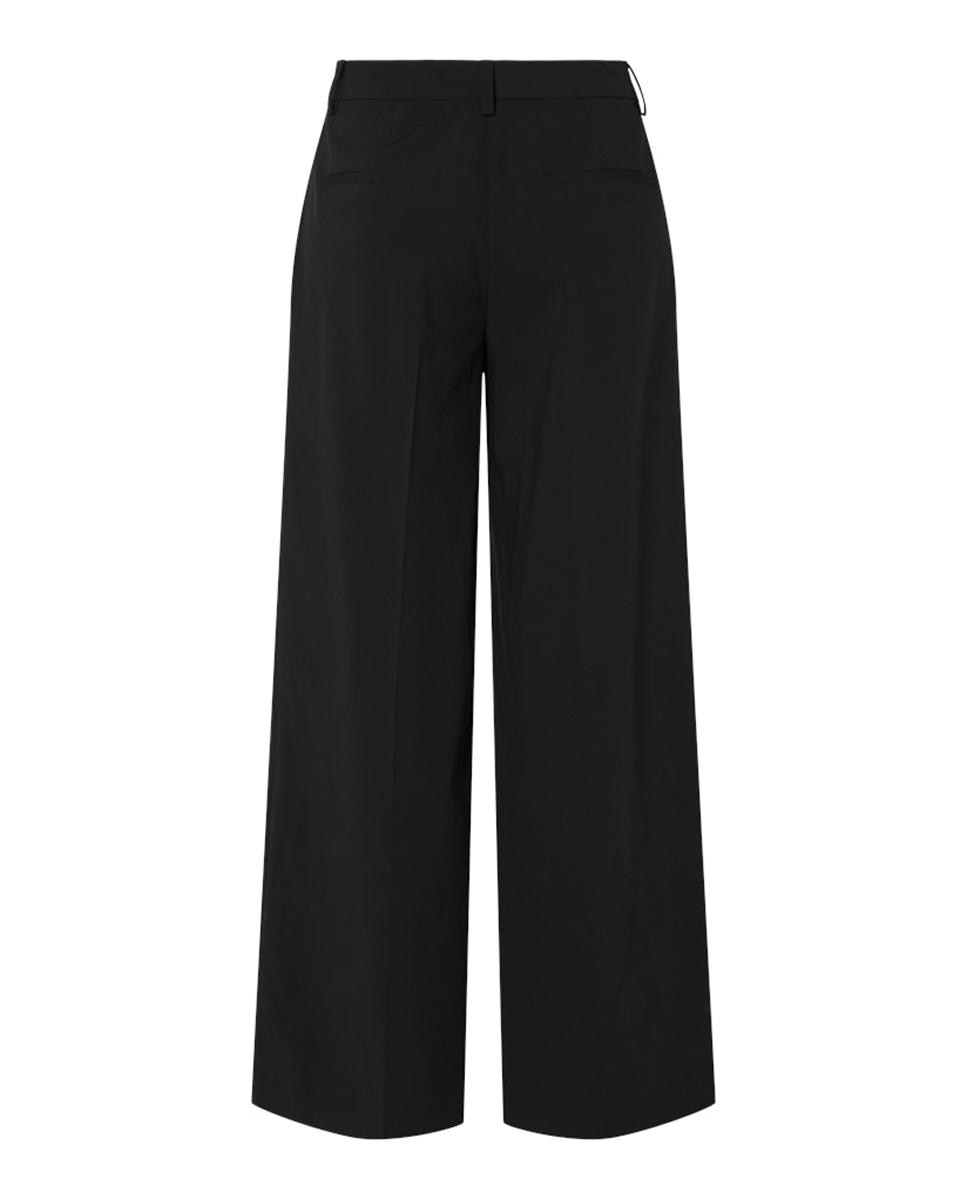 Pantalón de vestir de traje de mujer - Pieces - Beige Negro-6