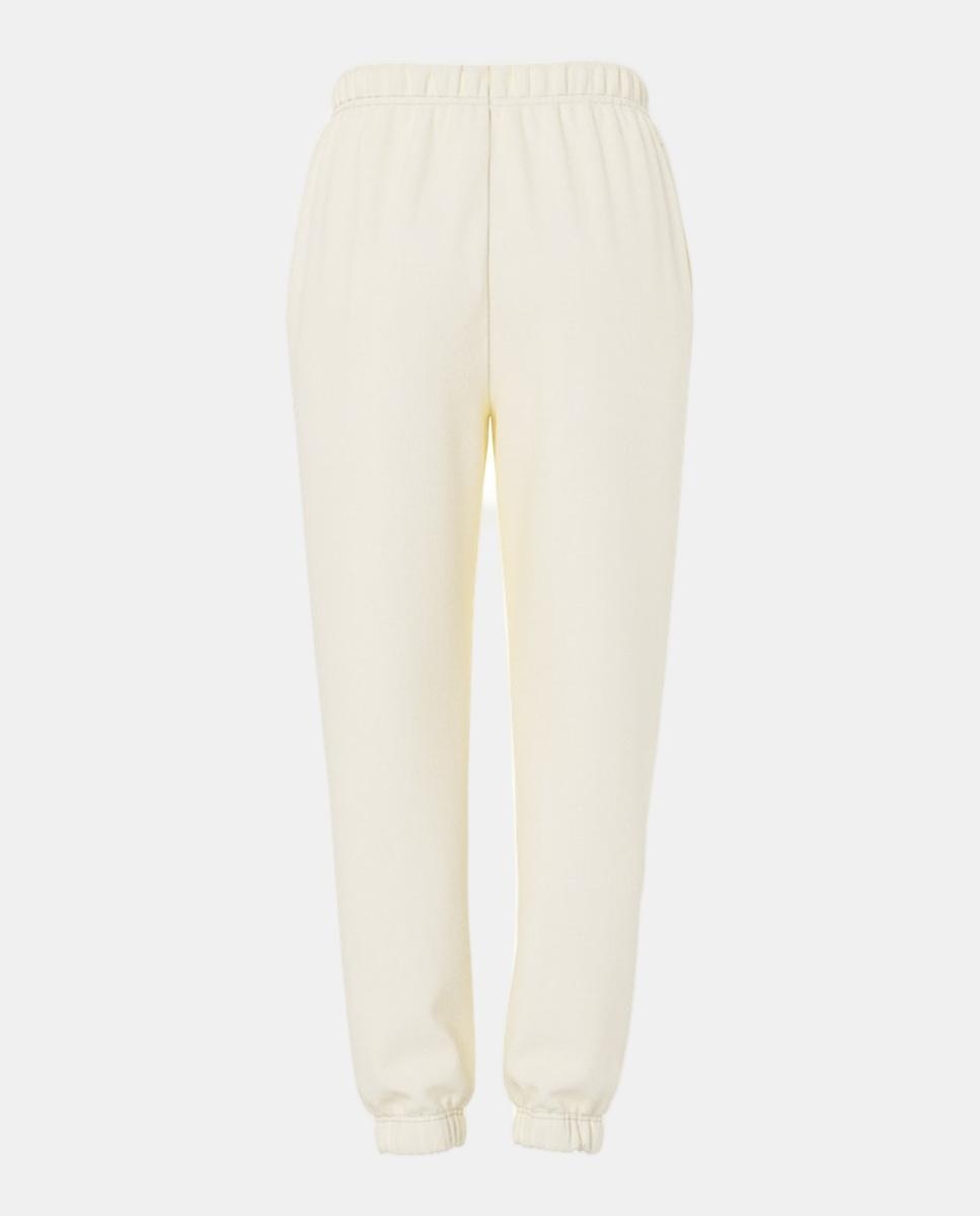 Pantalón de chándal tiro alto de mujer - Pieces - Beige Beige-7
