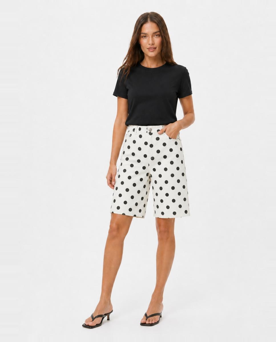 Imagem 0 de Bermudas de Ganga com Animal Print de Leopardo