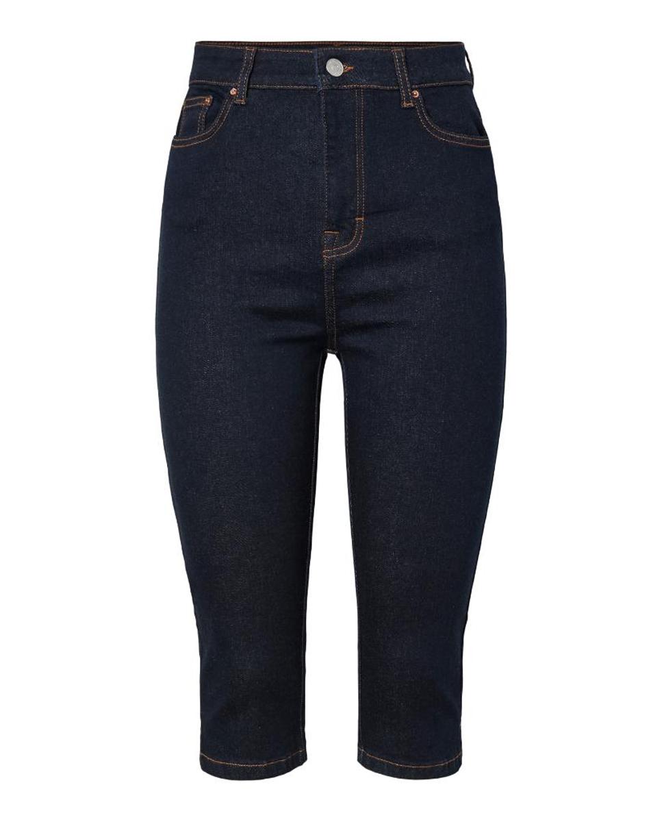 Imagem 0 de Jeans Capri de Cintura Subida.