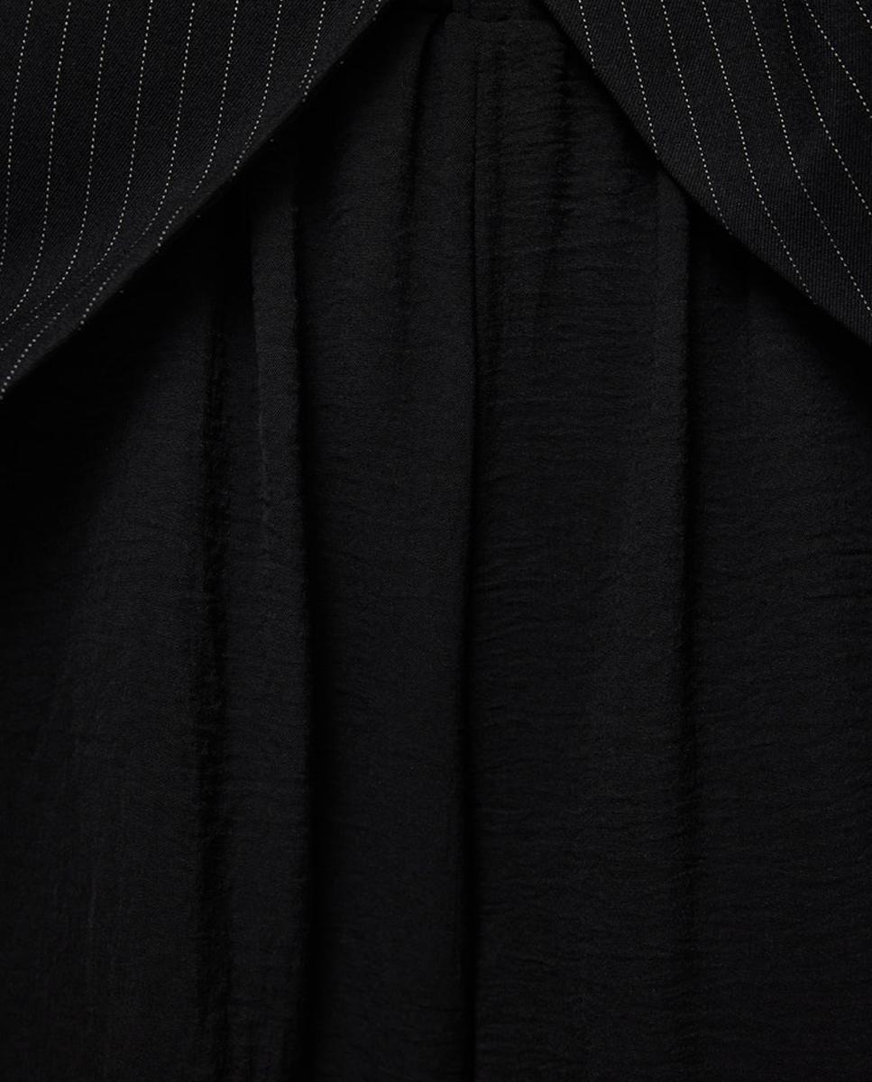 Calças Fluidas Preto-6