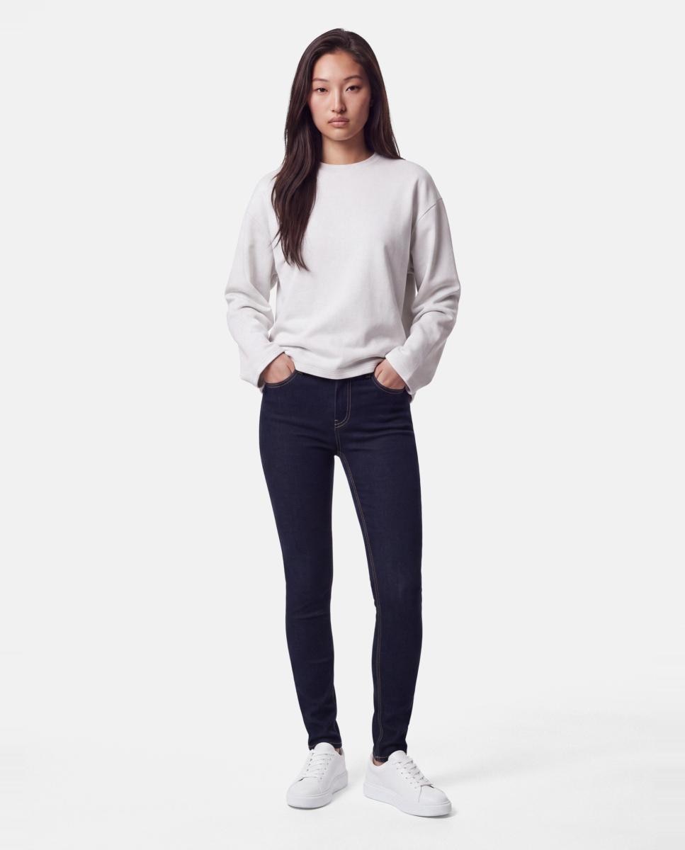 Imagem 0 de Jeans Skinny com Cintura Média