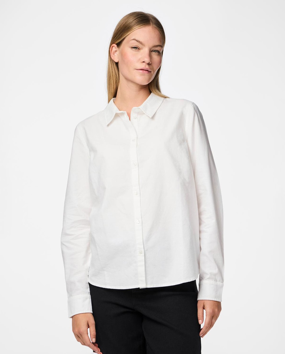 Imagem 0 de Camisa oxford básica com manga comprida
