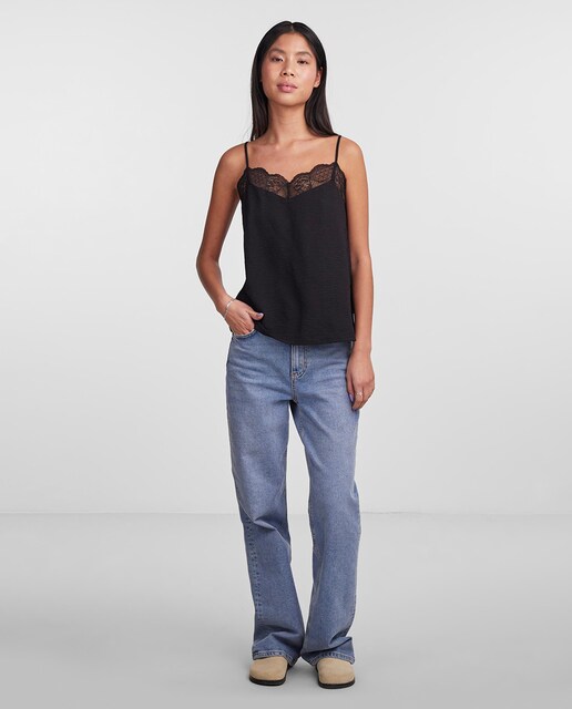 Imagen 0 de Top lencero de tirantes de mujer