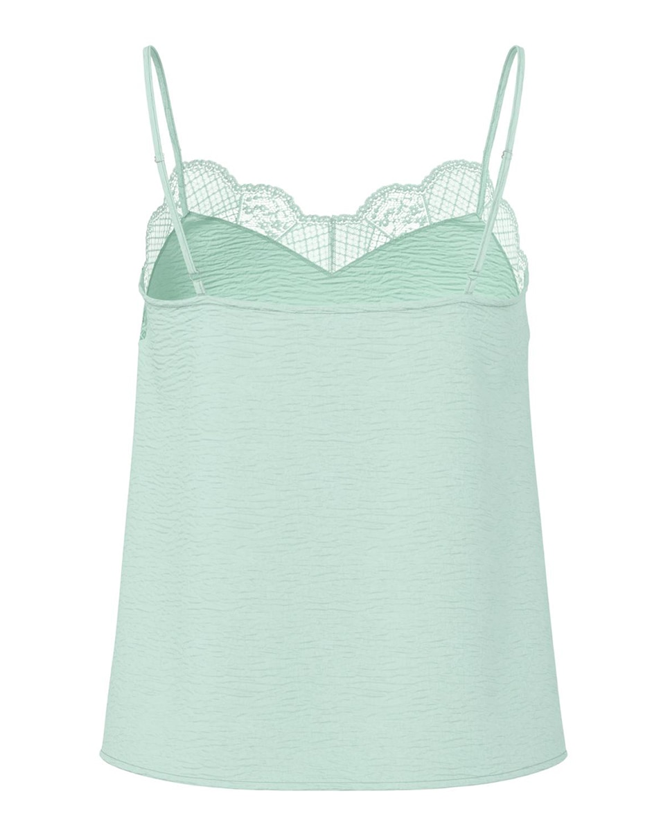 Top lencero de tirantes de mujer - Pieces - Verde Agua Verde Agua-5