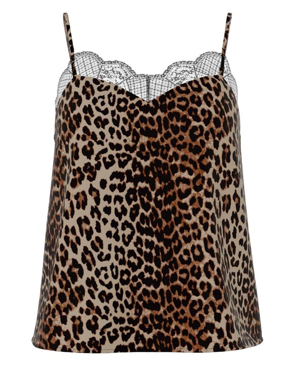 Top lencero de tirantes de mujer - Pieces - Marrón Marrón-5