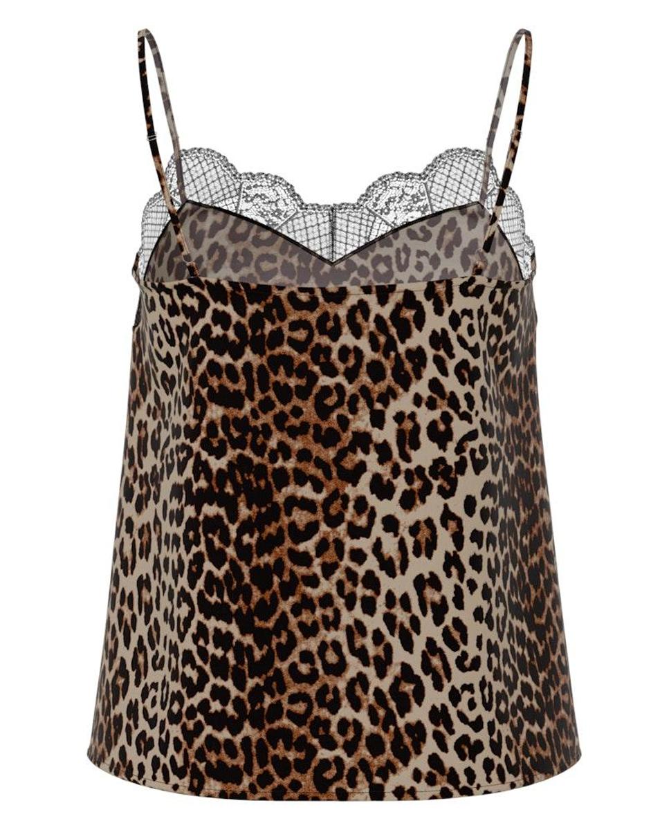 Top lencero de tirantes de mujer - Pieces - Marrón Marrón-6