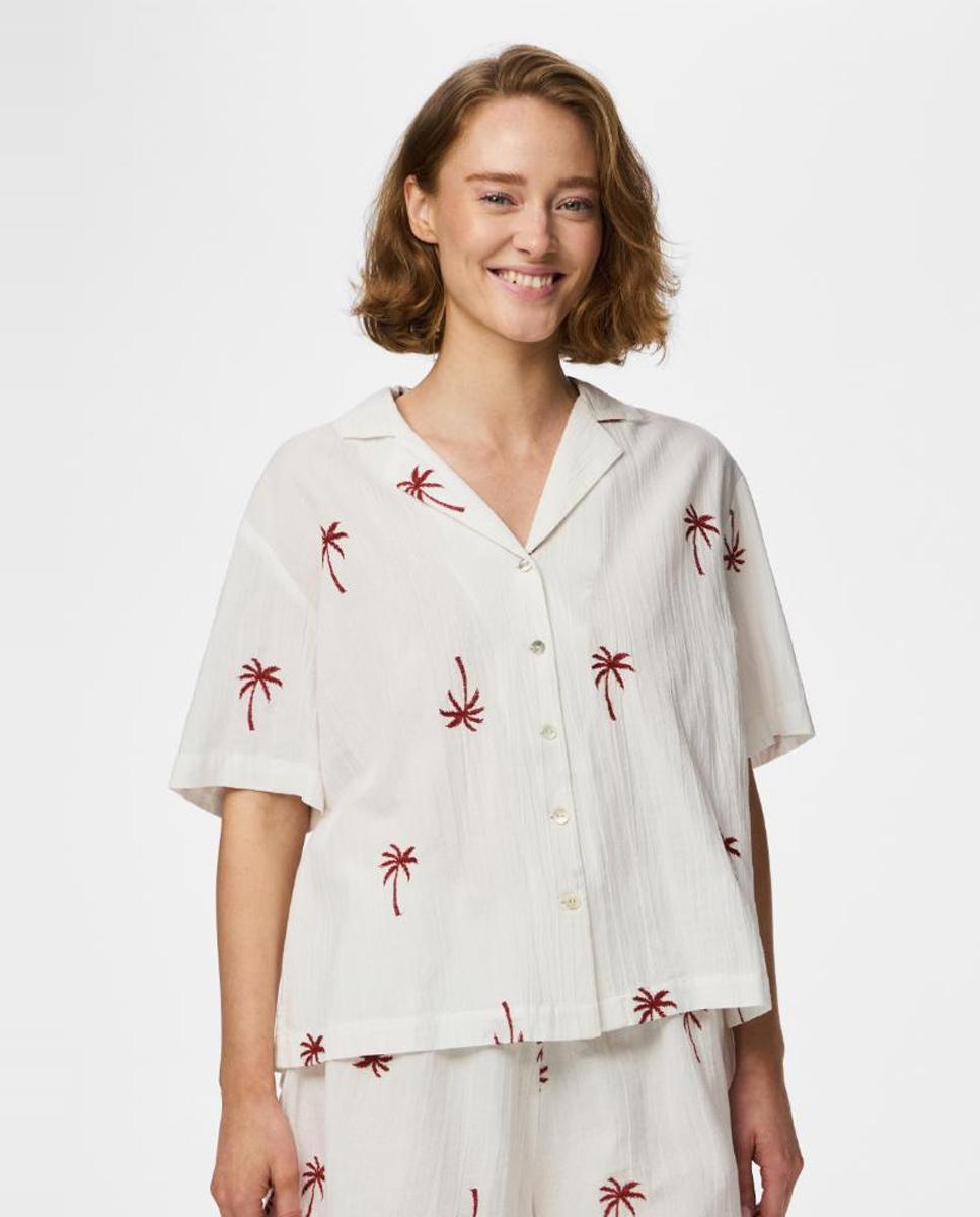 Imagem 0 de Camisa de Algodão com Manga Curta
