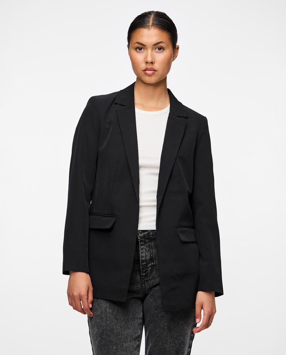 Imagem 0 de Blazer com lapelas e bolsos