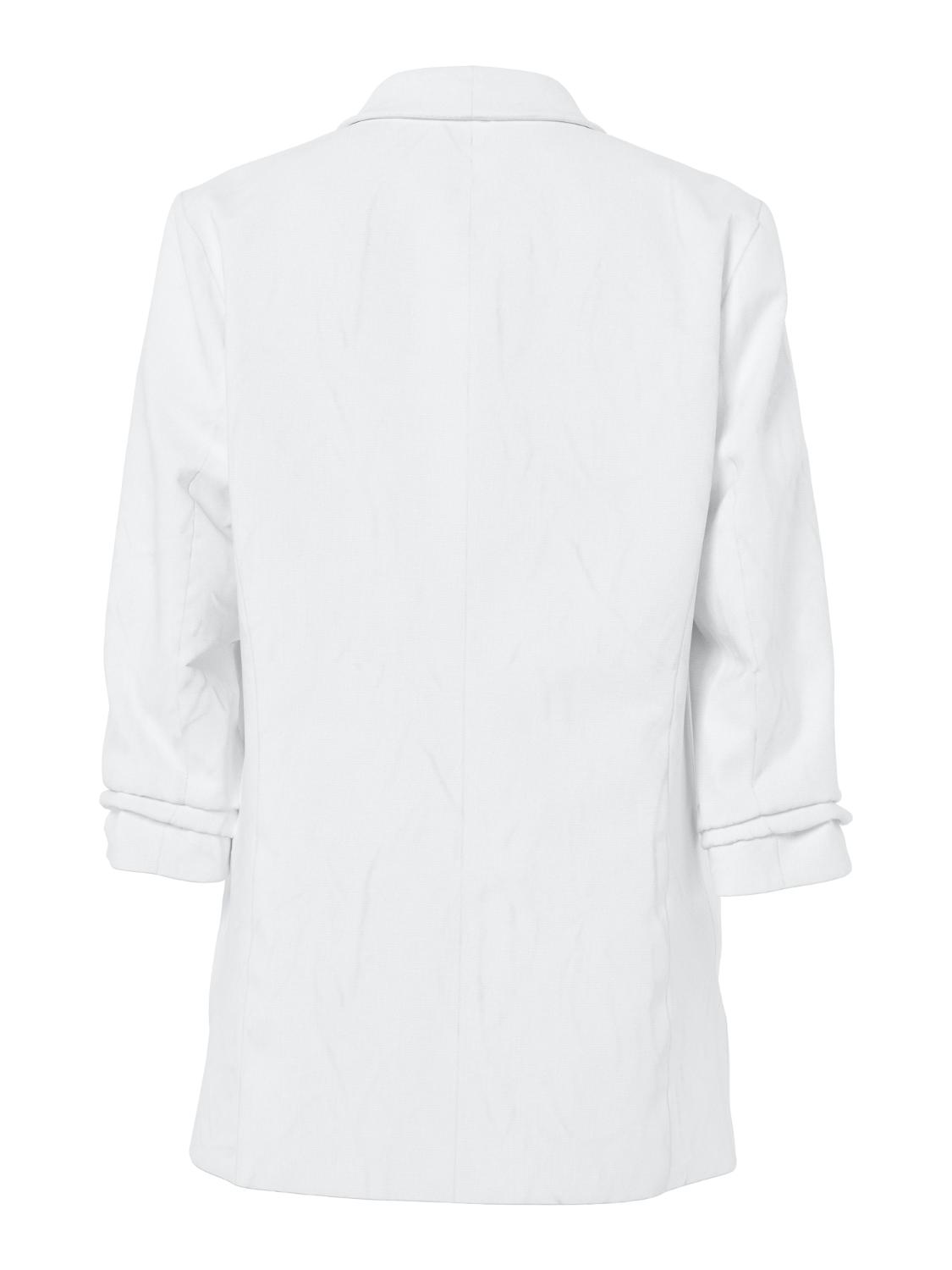 Blazer de linho Branco-6
