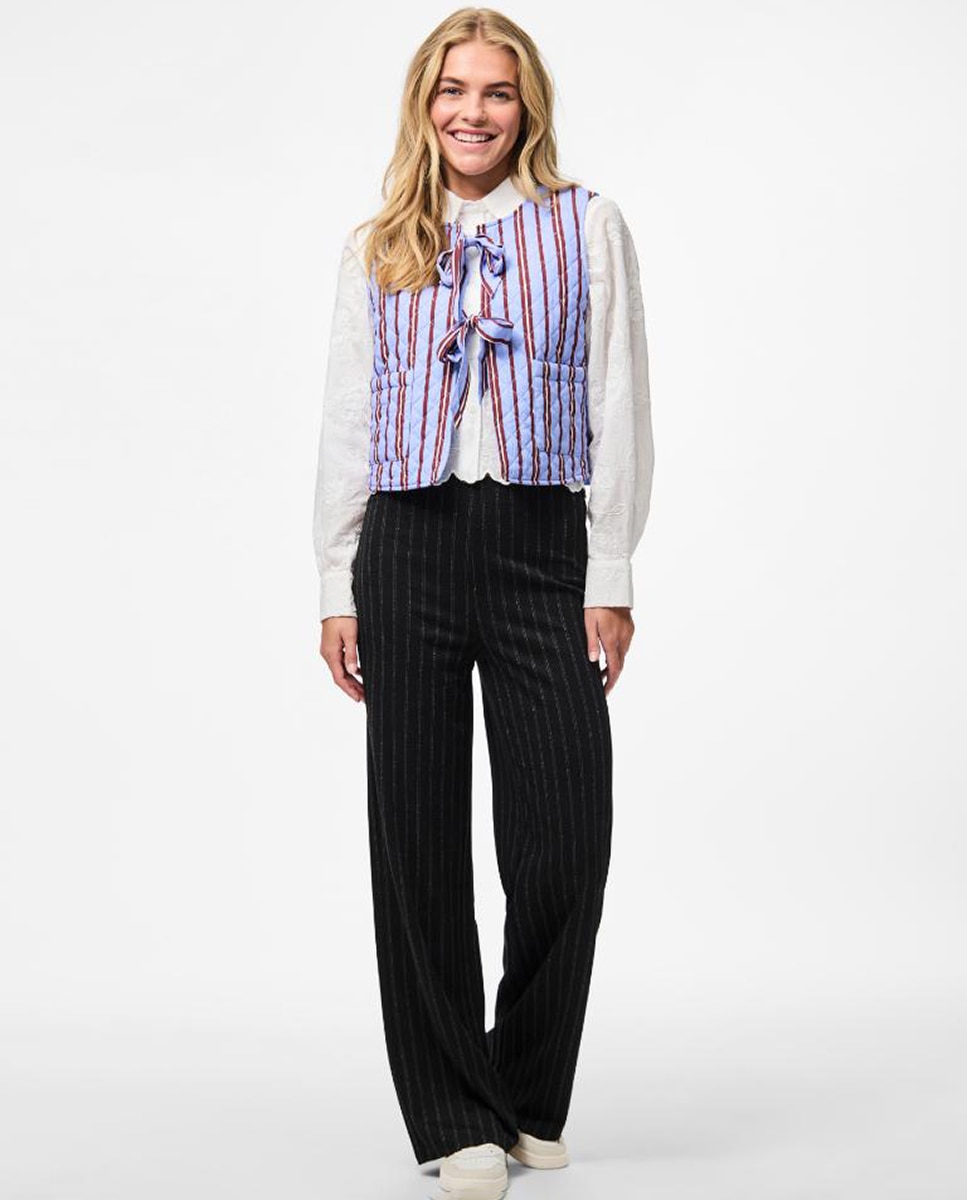 Colete acolchoado Azul-claro-2