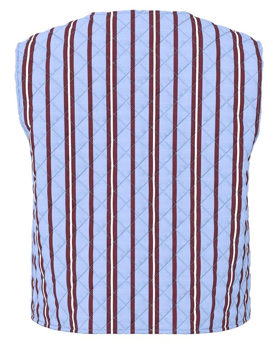 Colete acolchoado Azul-claro-6