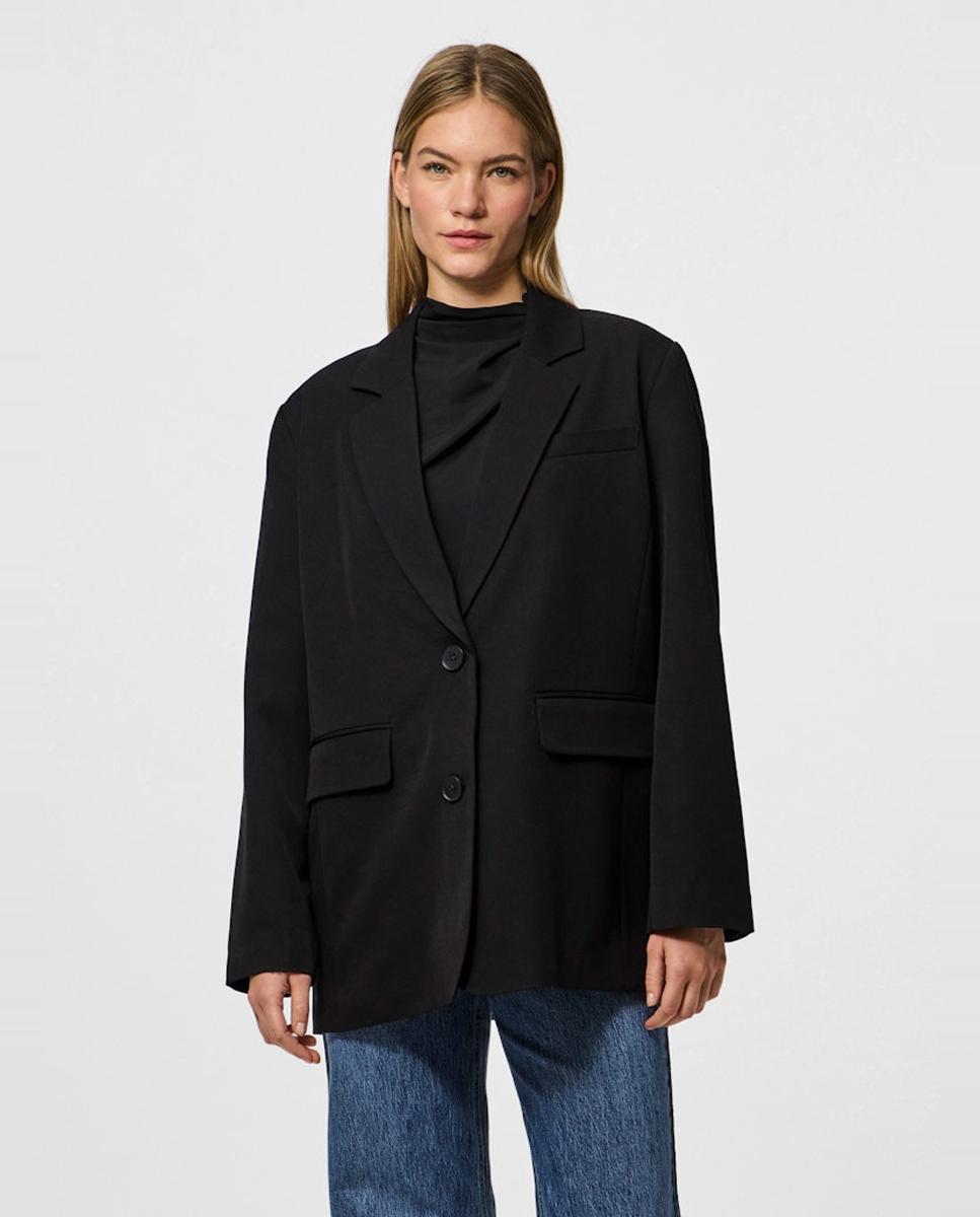 Pieces - Blazers corte ancho de mujer..