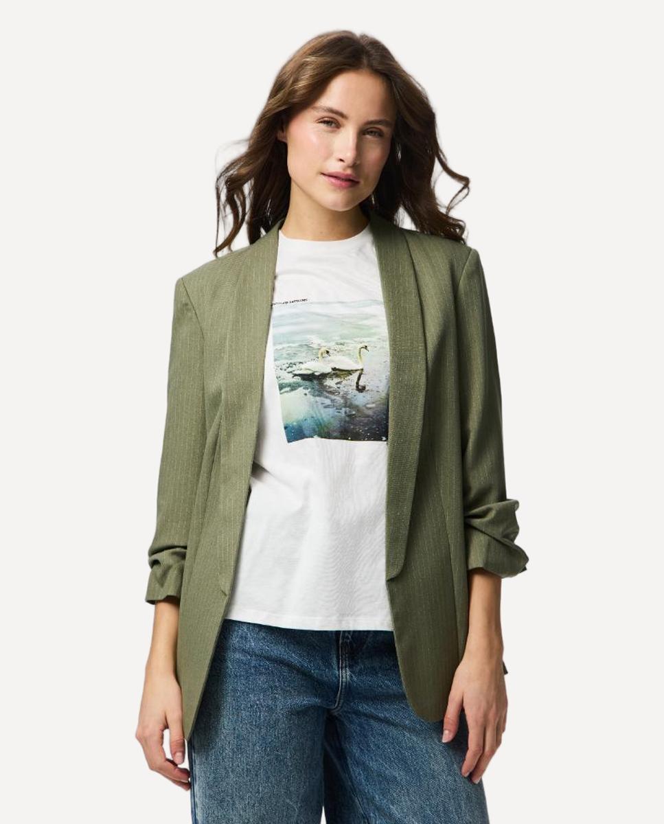 Blazer de Risca Diplomática Verde-militar-1