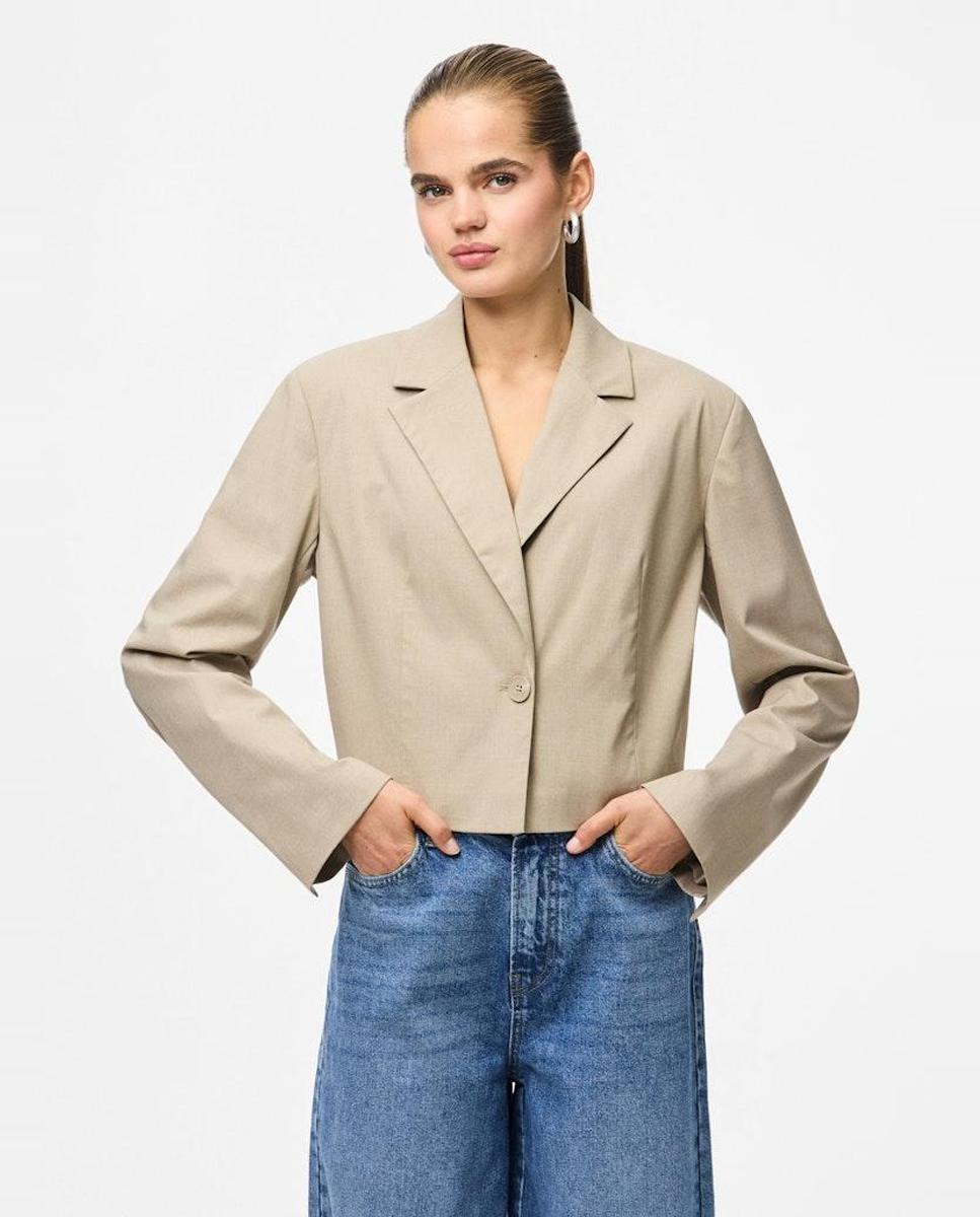 Pieces - Blazer corta de mujer.