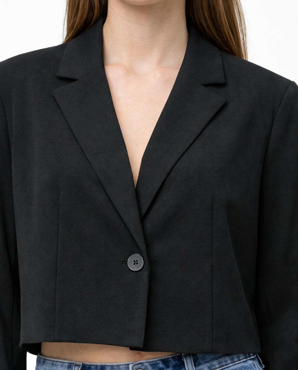 Blazer Curto Preto-1