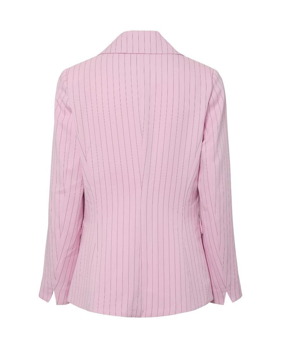 Blazer com Risca Diplomática Rosa-5