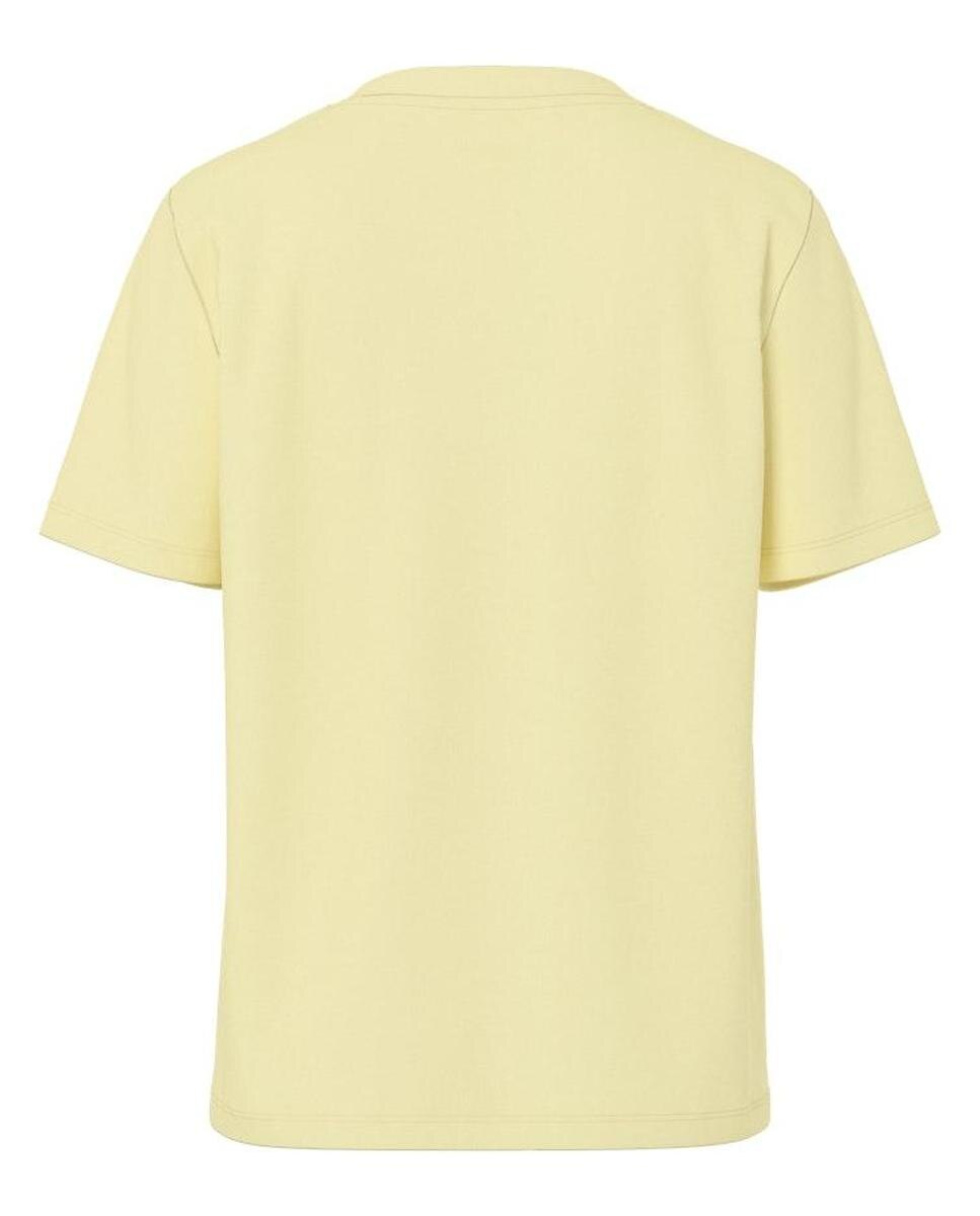T-shirt Básica de Manga Curta Amarelo-6