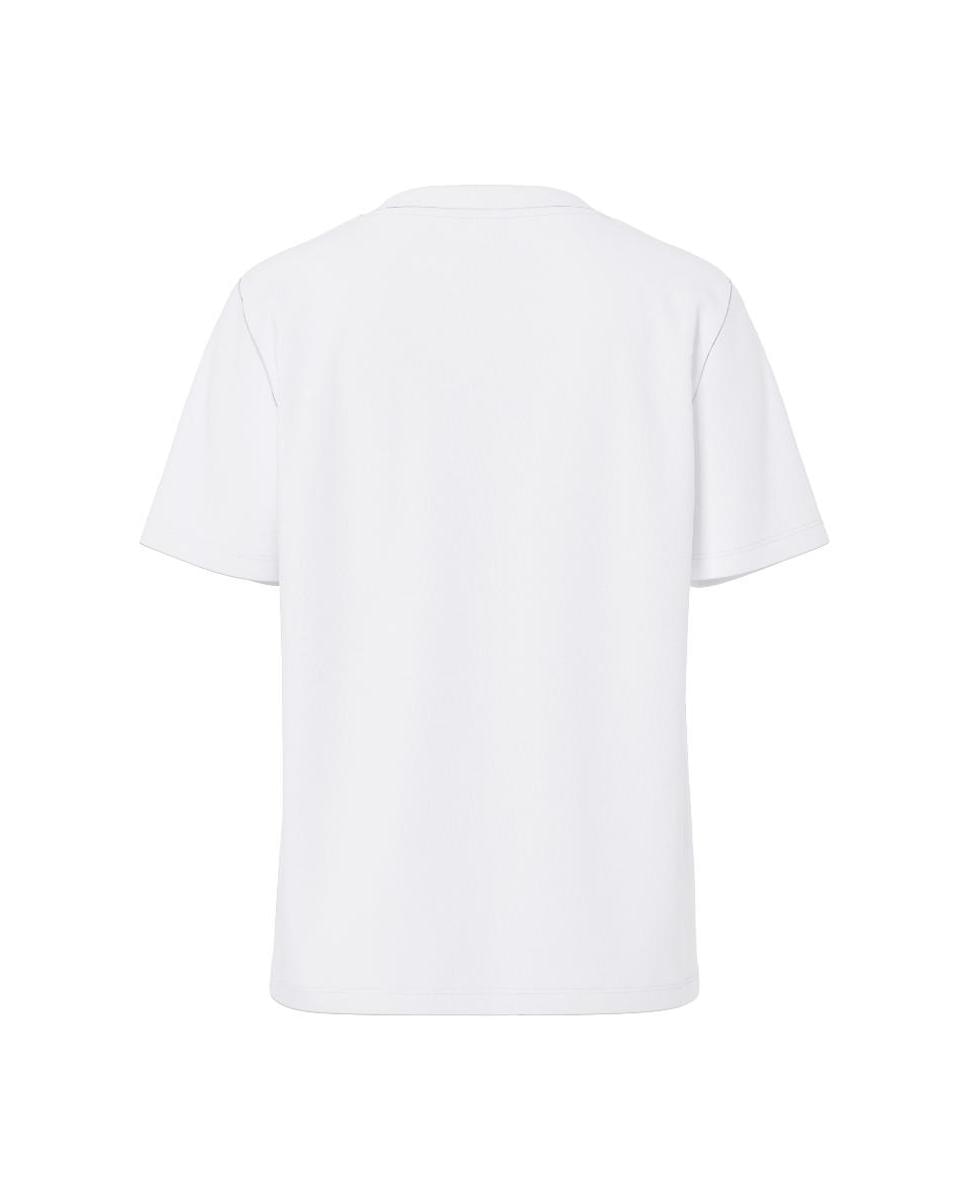 T-shirt de Manga Curta com Estampado de Corações Vermelho-5