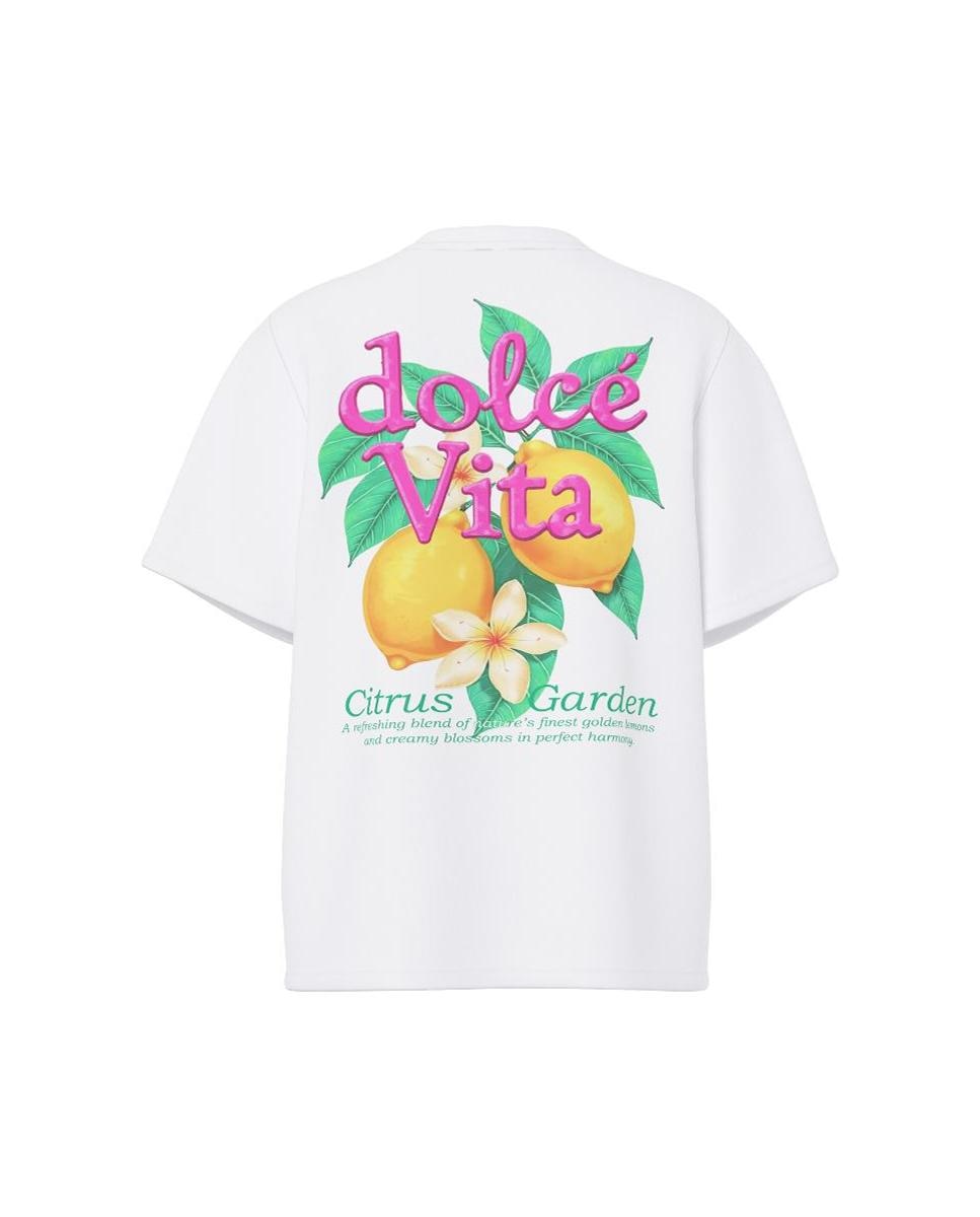 T-shirt de manga curta de mulher Branco-6
