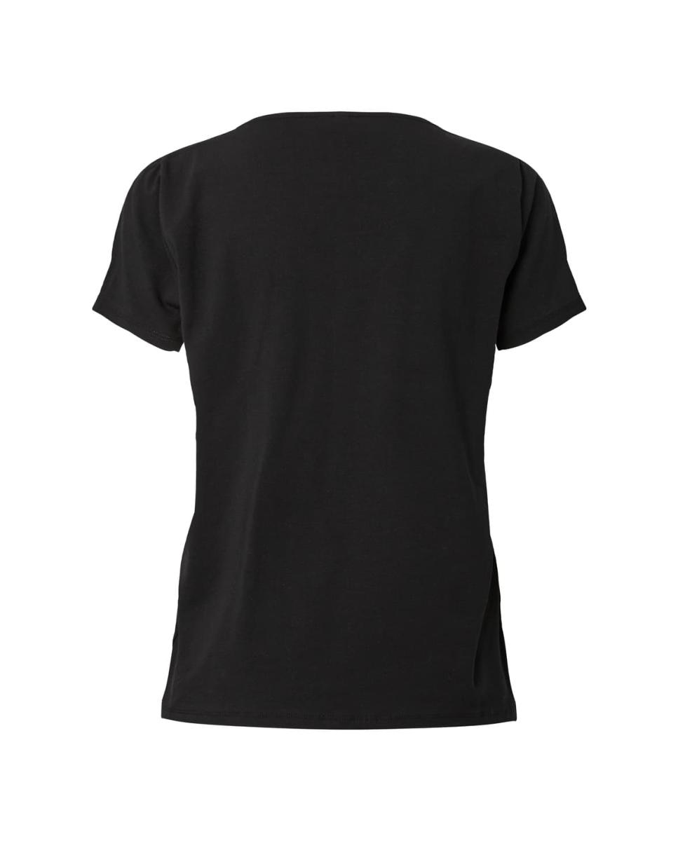 T-shirt básica Preto-5