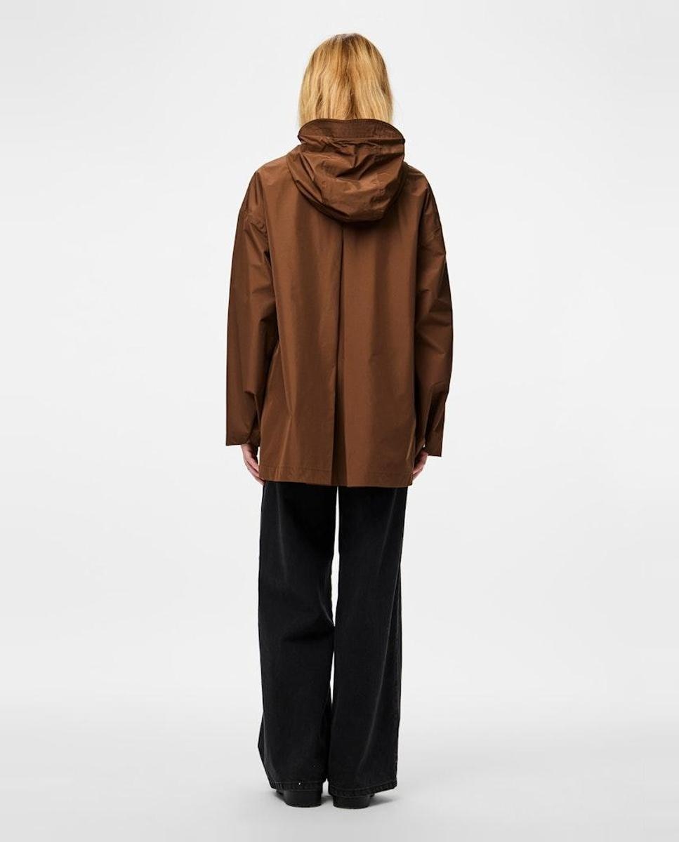 Imagen 2 de Chubasquero impermeable de mujer - Pieces - Marrón Marrón