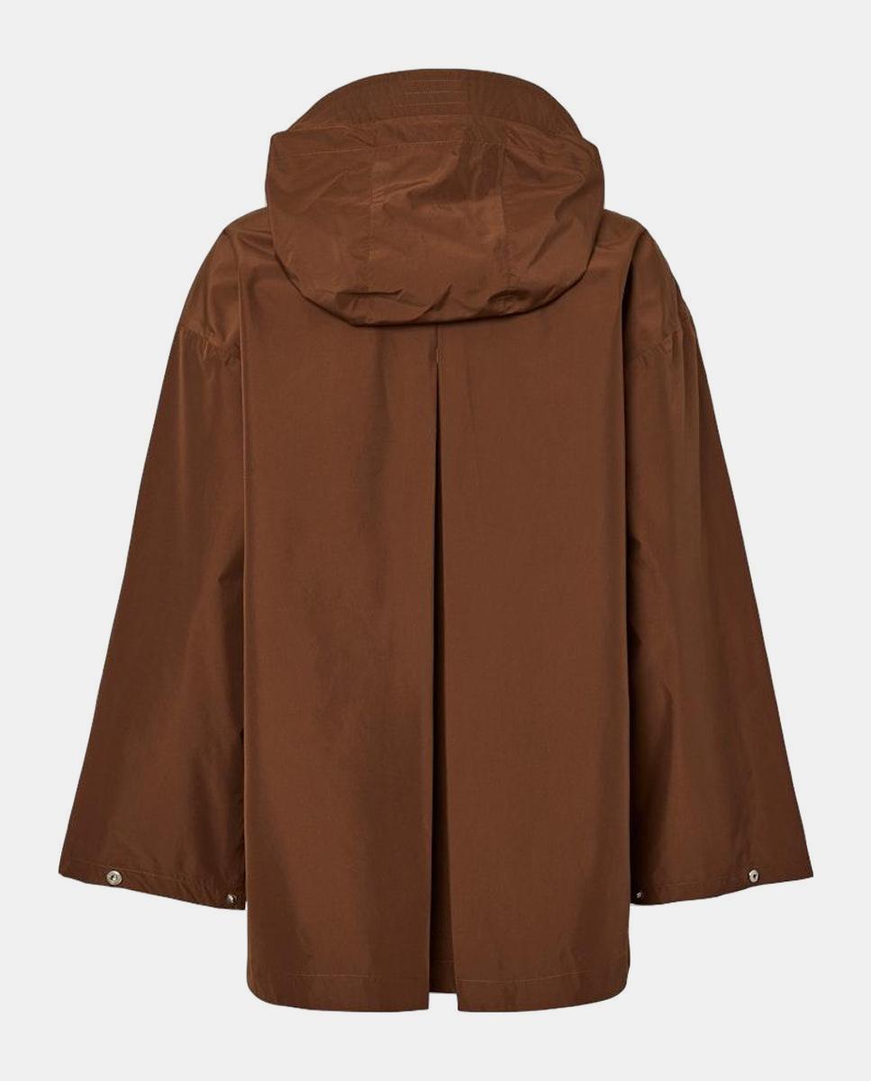 Imagen 6 de Chubasquero impermeable de mujer - Pieces - Marrón Marrón