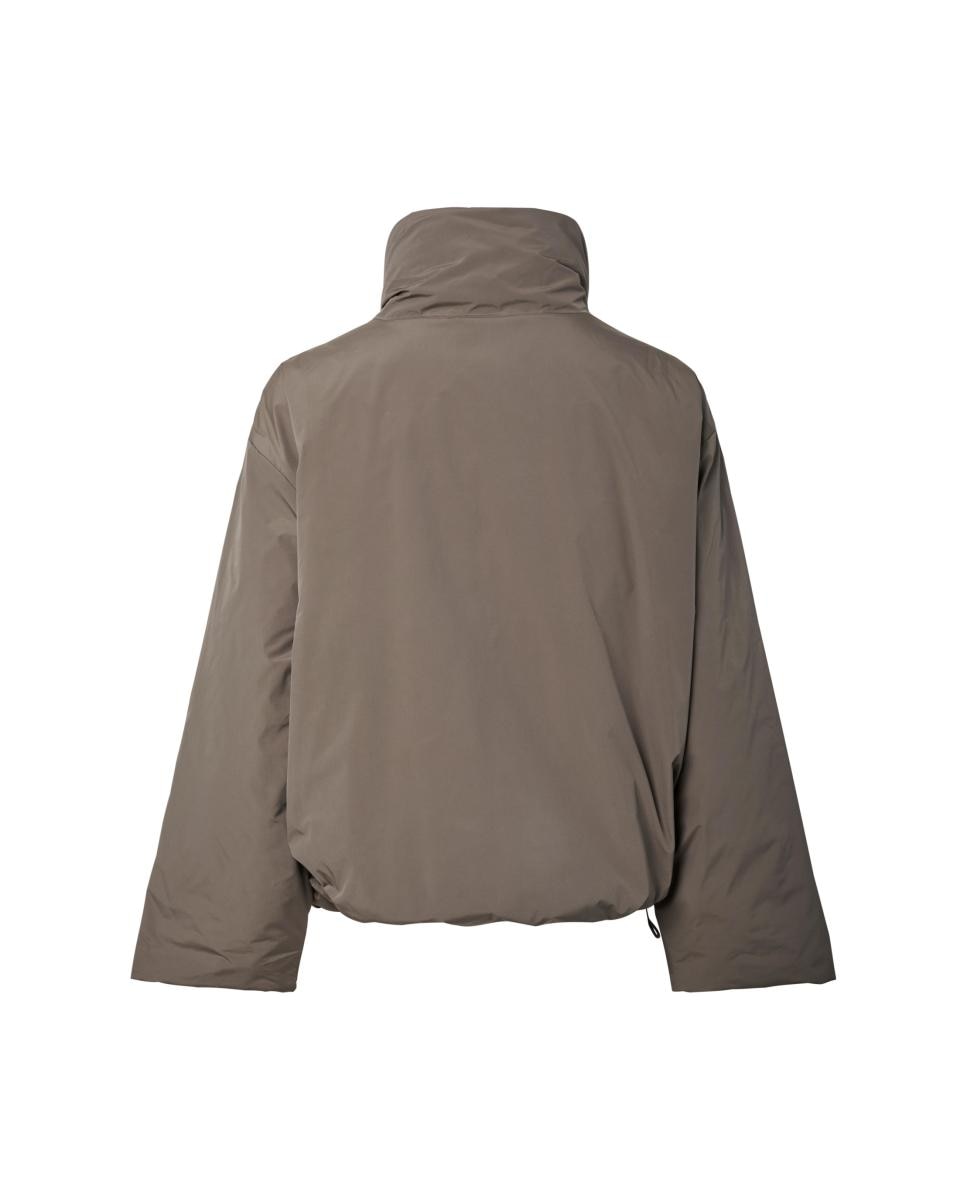 Chaqueta de mujer acolchada - Pieces - Gris Gris-7