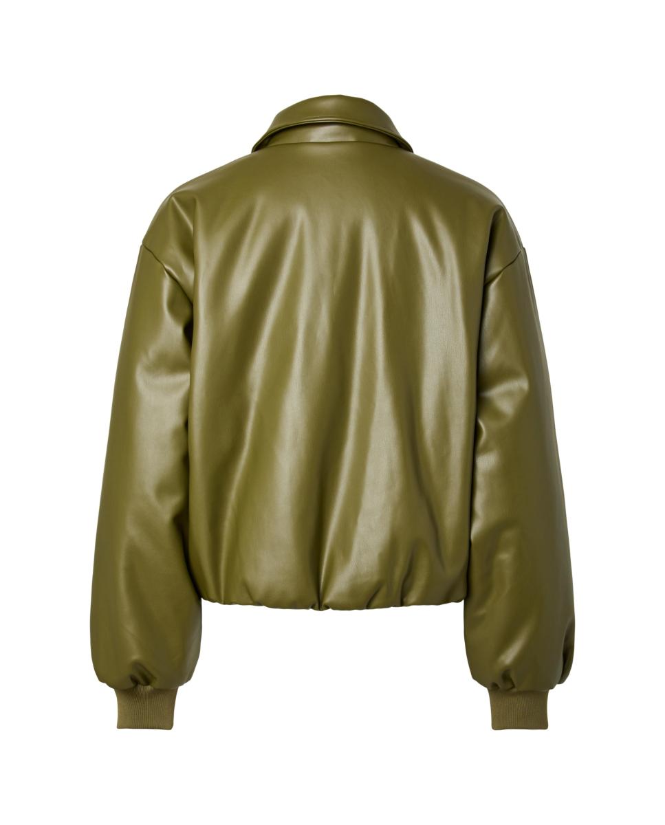 Cazadora bomber de mujer - Pieces - Verde claro Verde claro-7
