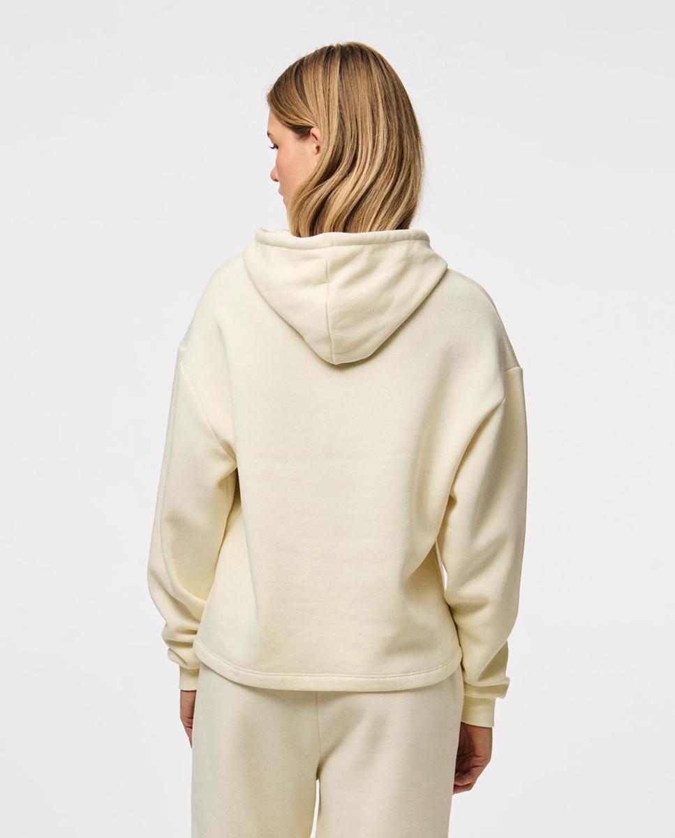 Sweatshirt de Fato de Treino com Manga Comprida Cru-2