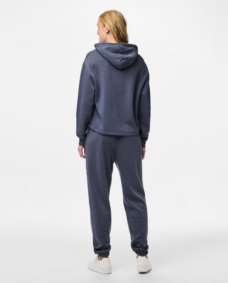 Sudadera de chándal de manga larga de mujer. - Pieces - Azul Azul-3